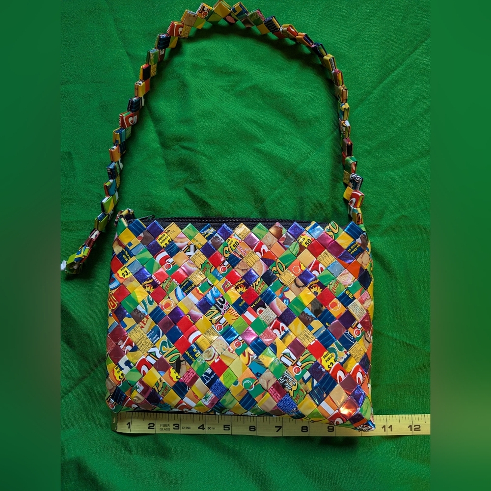 Multicolor Candy Wrapper Purse - image 1